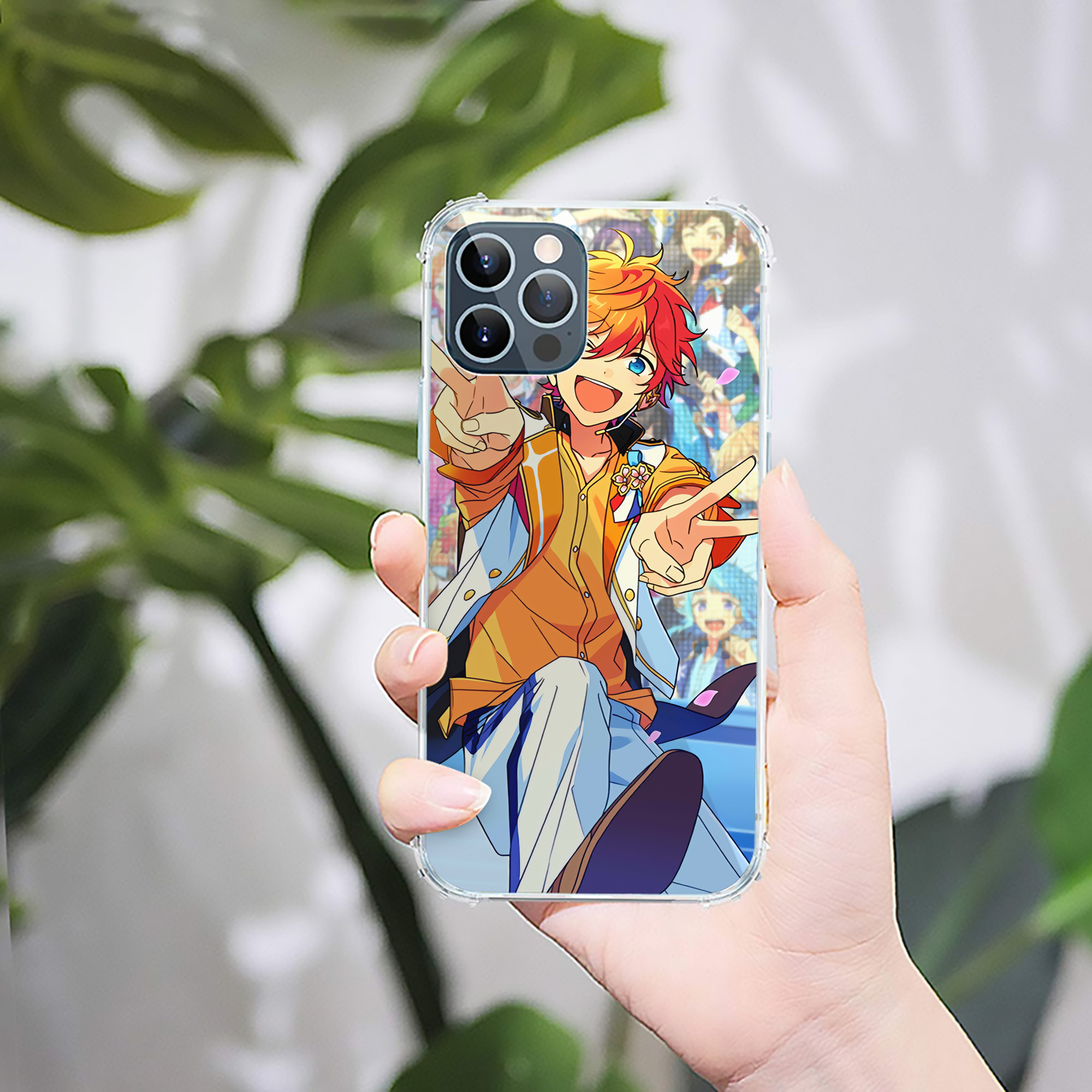 （画像用） あんさんぶるスターズ! Ensemble Stars 【iPhone 12シリーズ対応】透明スマホケース（クリアソフトケース）